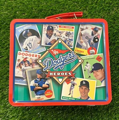 Dodgers Vintage Metal Lunch Box 